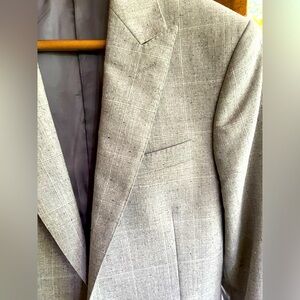 Light grey windowpane J.Crew suit